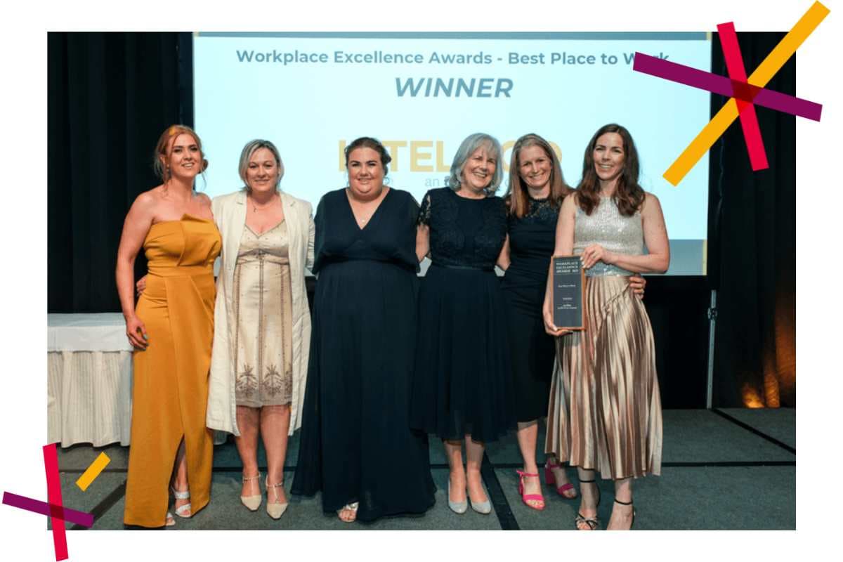Team Intelligo holding award 