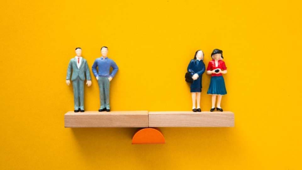 Toy figured on wooden shelf