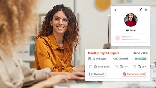 payroll report widget
